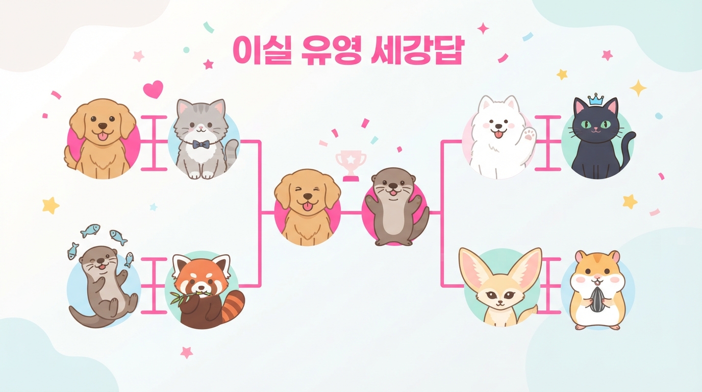 동물 이상형 월드컵 인기 후보와 매력 포인트
